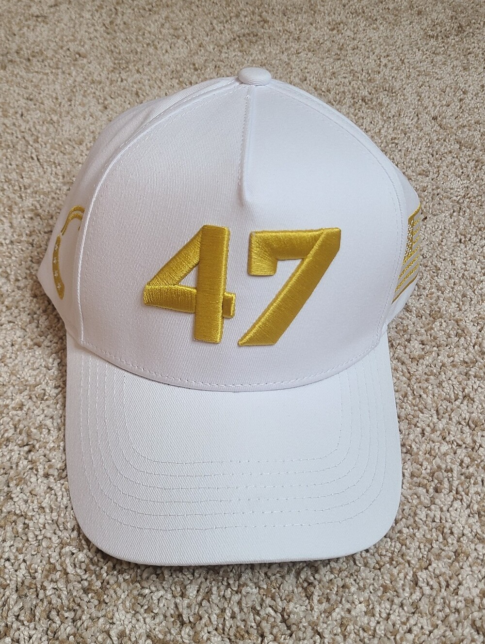 Authentic Charlie Kirk 47 Donald Trump Baseball Cap Hat Turning Point USA
